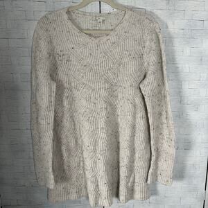 EST. 1946 women’s sweater cream Confetti coastal grandma feminine cozycore